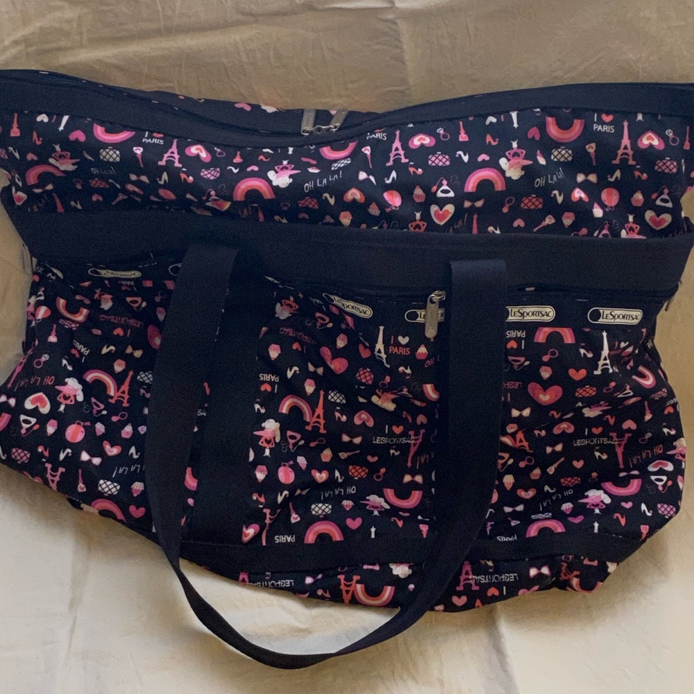 LeSportSac Paris Oh La La weekender bag